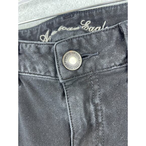 American Eagle Jegging Women's‎ 6 Black Mid Rise Jeans - Picture 2 of 11